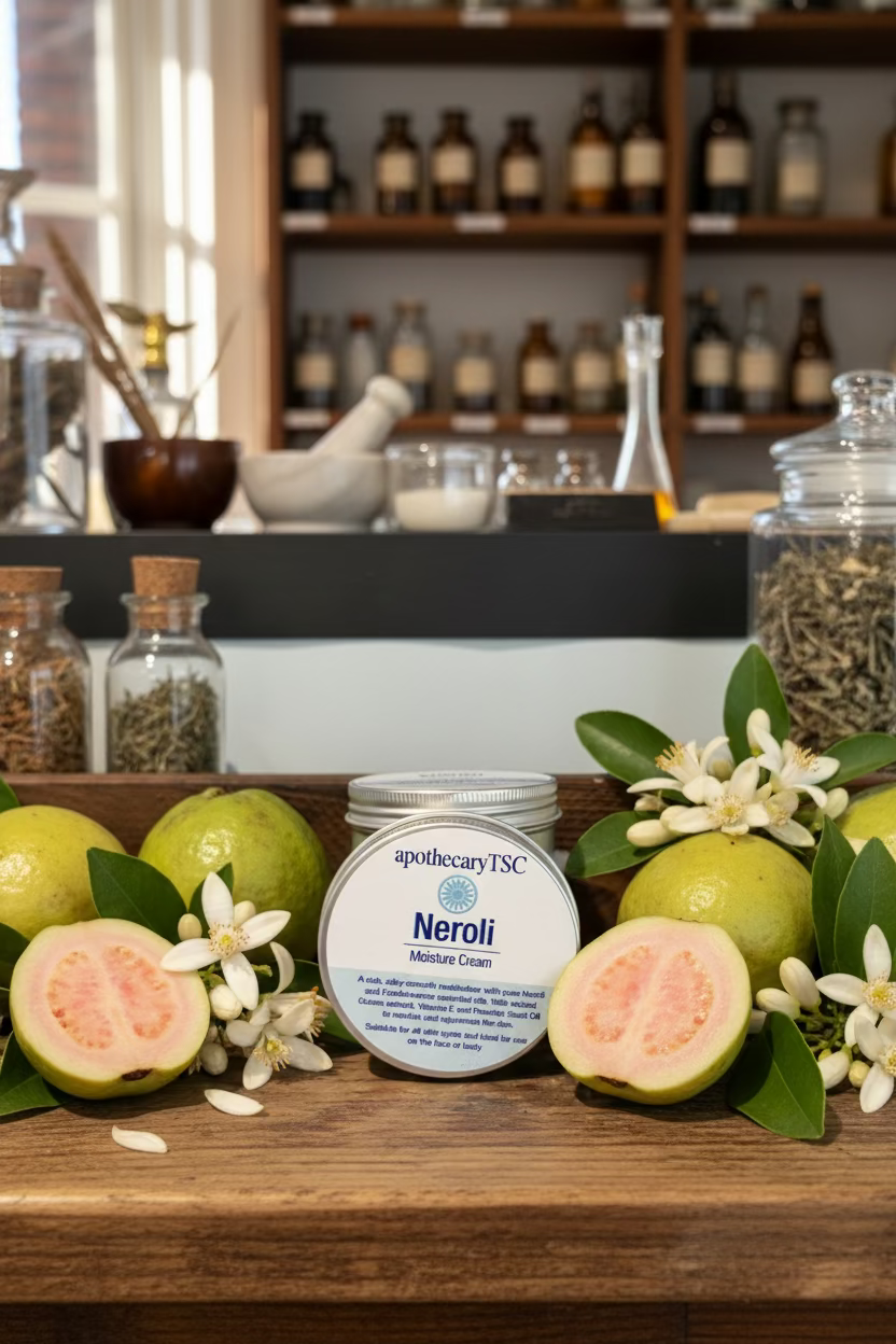 Neroli and Frankincense Moisturiser for your skin